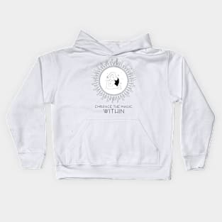 yoga design Kids Hoodie